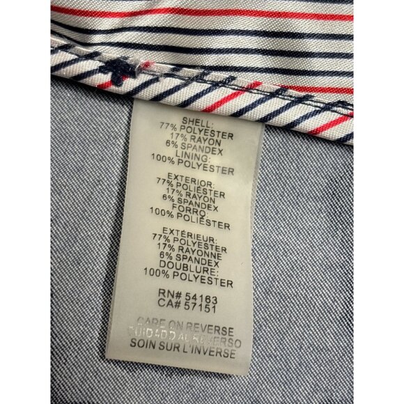 Tommy Hilfiger Womens Dark Gray Blazer With Embroidered Chest Pocket & Button Cu - Picture 6 of 15